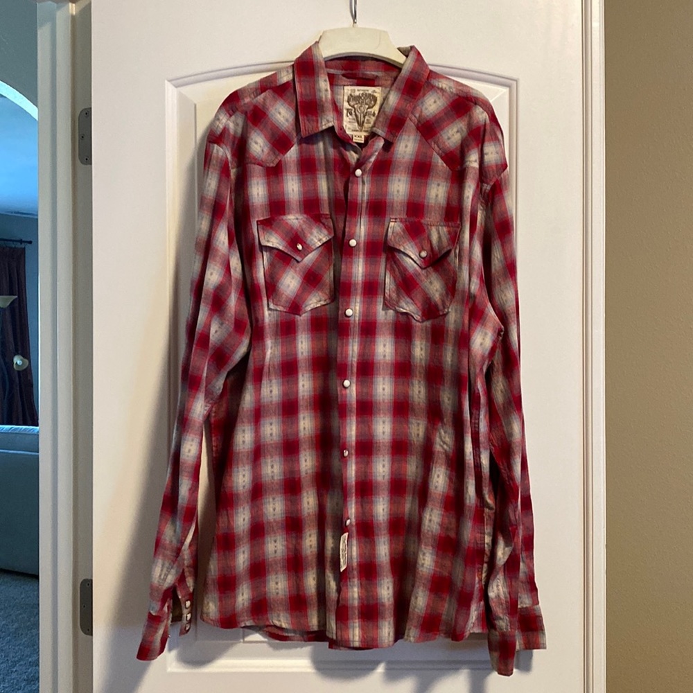 Mens Third & Army western long sleeve Shirt